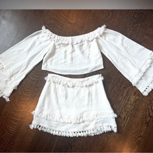 Skyler & Madison OFF WHITE MATCHING SET Small - Picture 5 of 10